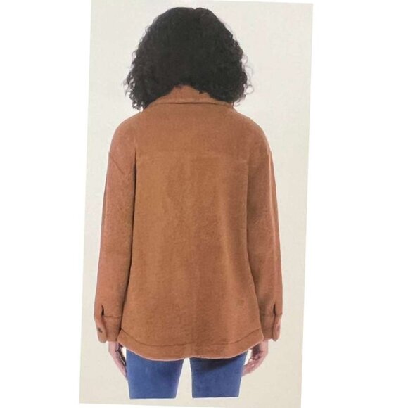 Weatherproof Women's Brown Sherpa Shirt Jacket / Various Sizes - Picture 4 of 4